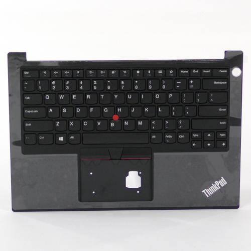 Lenovo Non-Backlit Keyboard with C-Cover, USA English, Black - 5M10V17005