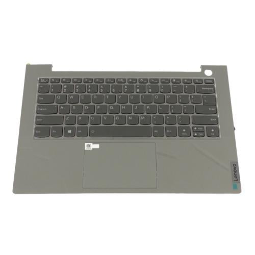 Lenovo C-Cover with Keyboard, USA English, Mineral Grey, Backlight - 5CB1B33807