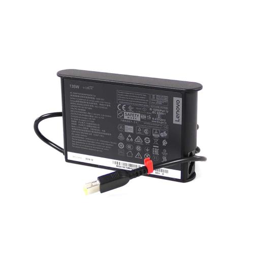 Lenovo (00HM686) 135W Rectangle AC Adapter, 3-Prong, Black