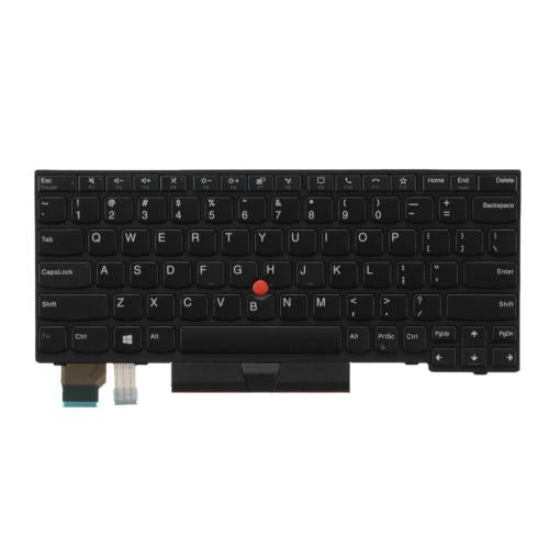 Lenovo Internal Keyboard, USA English, Black, Non-Backlit - 5N20V43001