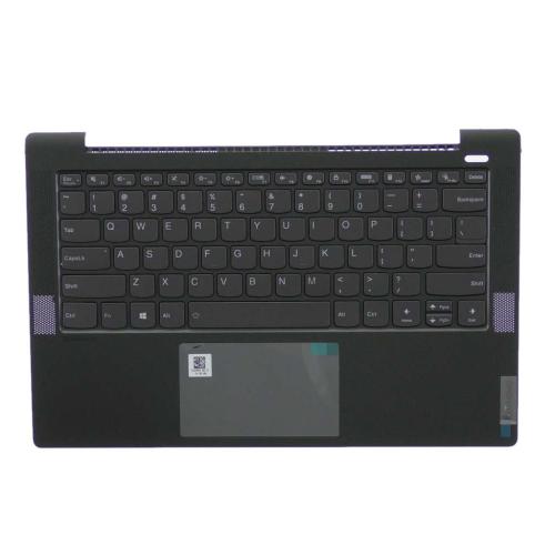 Lenovo C-Cover with Keyboard, USA English, Black, Backlit, Fingerprint - 5CB1A14021