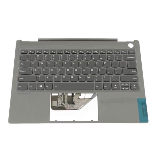 Lenovo C-Cover with Keyboard, USA English, Mineral Grey, Backlight - 5CB0U43214