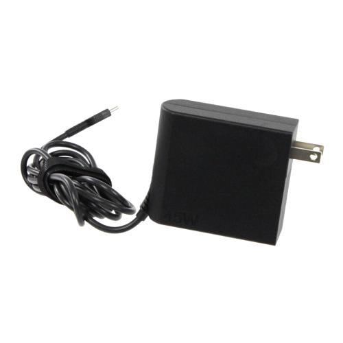 Lenovo (00HM633) Type-C AC Adapter, 45W, 2-Pin, US, Black