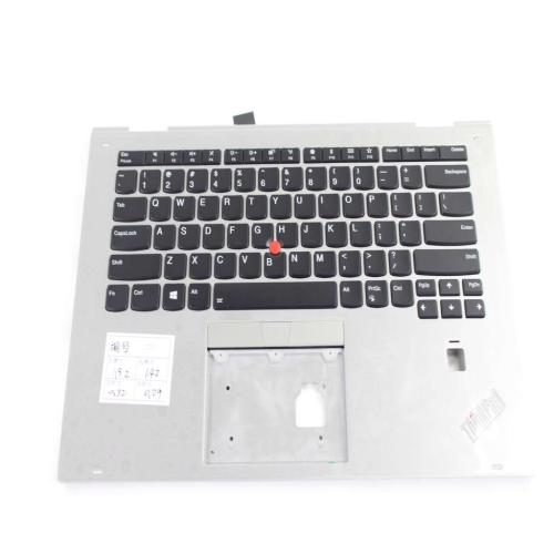 Lenovo (01LV008) C-Cover with Keyboard, USA English, Silver, Backlit