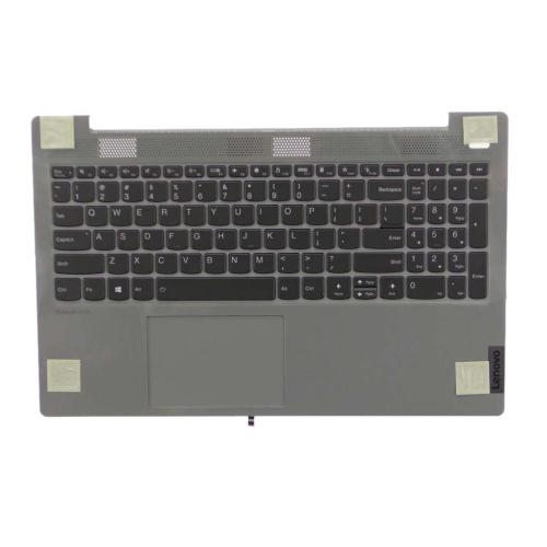 Lenovo C-Cover with Keyboard, USA English, Platinum Grey, Backlight, Fingerprint Reader - 5CB0X56110
