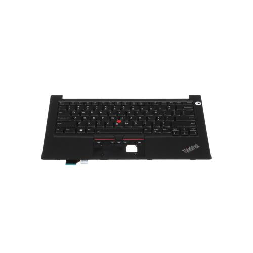 Lenovo C-Cover with Keyboard, USA English, Black, Backlight, Fingerprint Reader - 5M11C47603