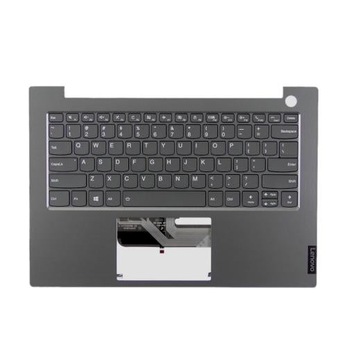 Lenovo Mineral Grey C-Cover with USA English Keyboard, Backlit, Fingerprint Sensor - 5CB0W44373