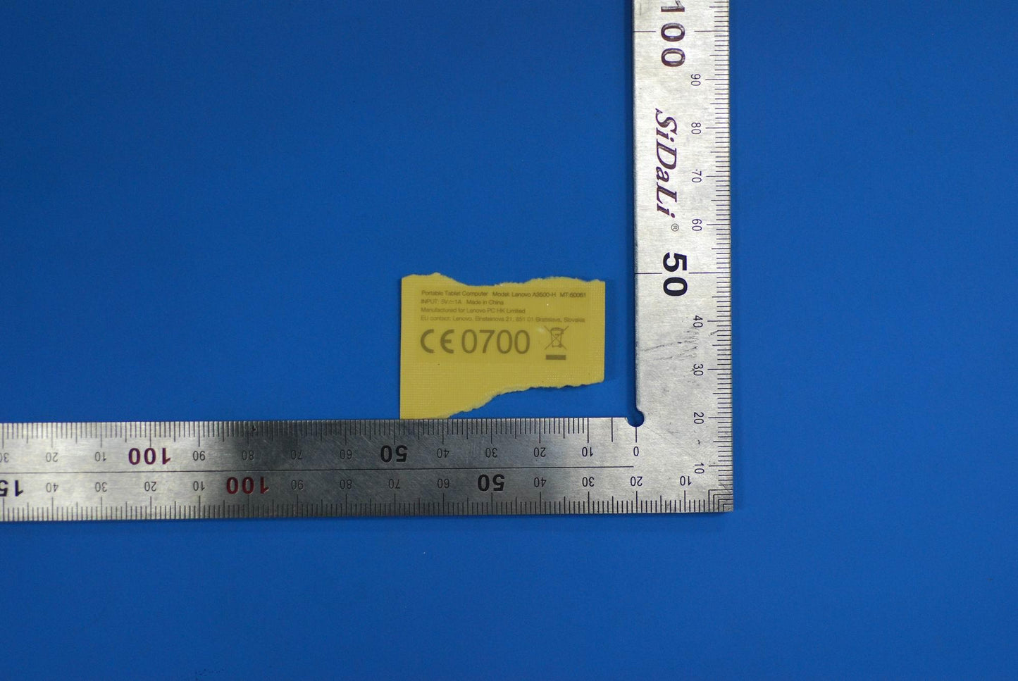 Lenovo A3500 Handset Label-3G And*701 - 5L19A6MX0P