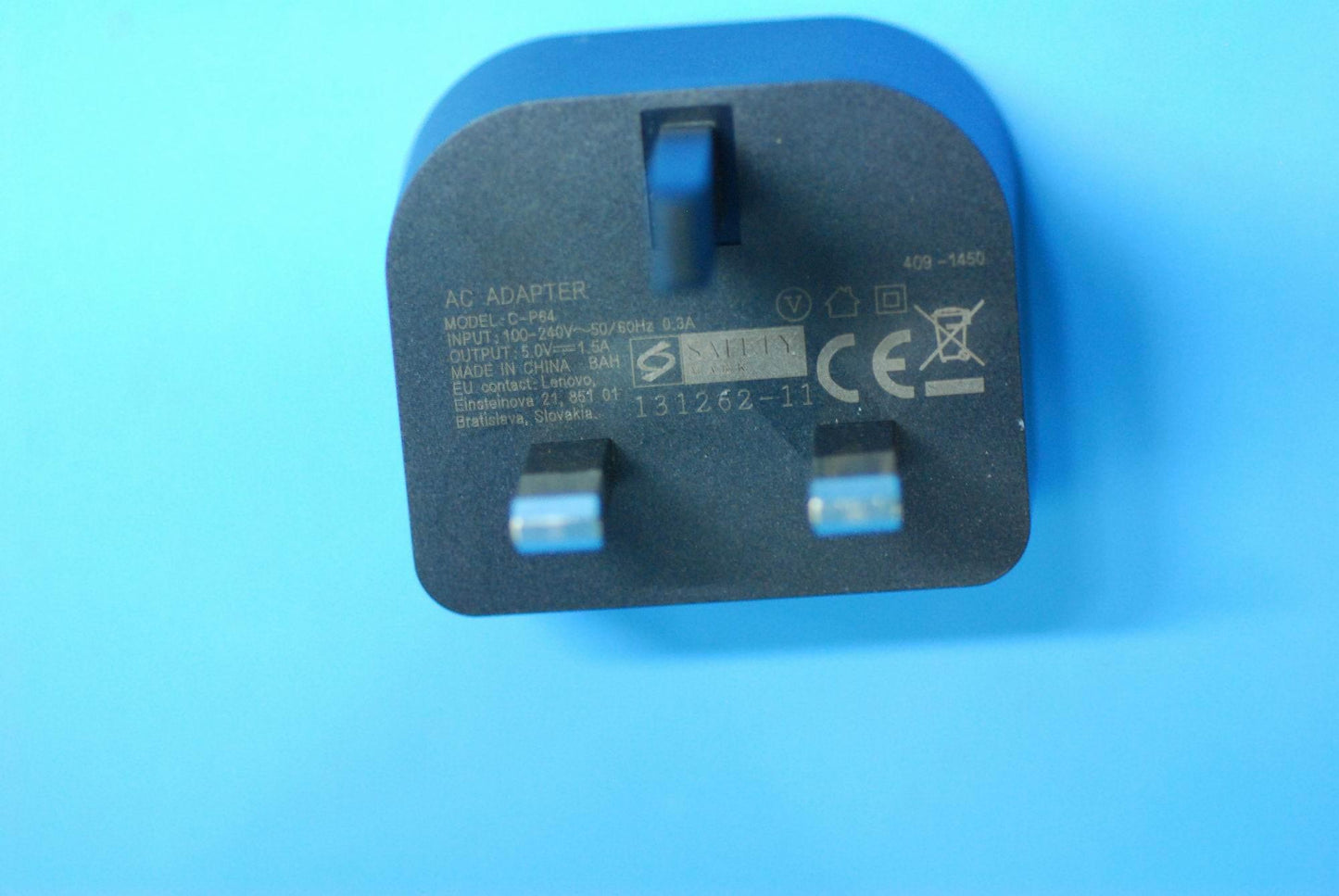 Lenovo Charger And*C-P64 5V/1.5A Uk B - 5A19A46457