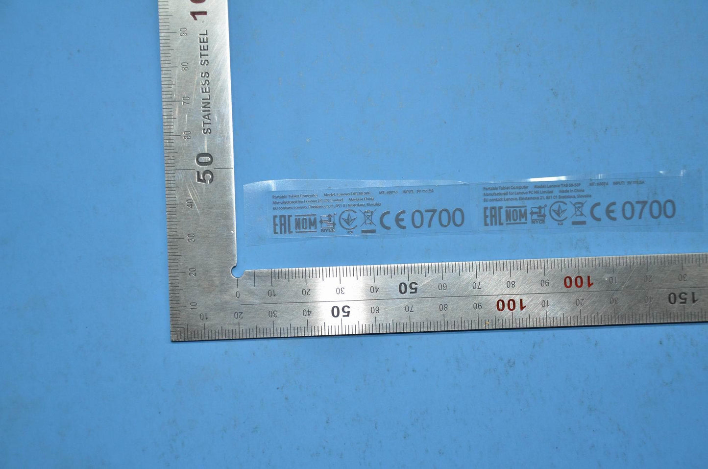 Lenovo S8-50 Rating Label-F Ru And*11 - 5L19A6N421