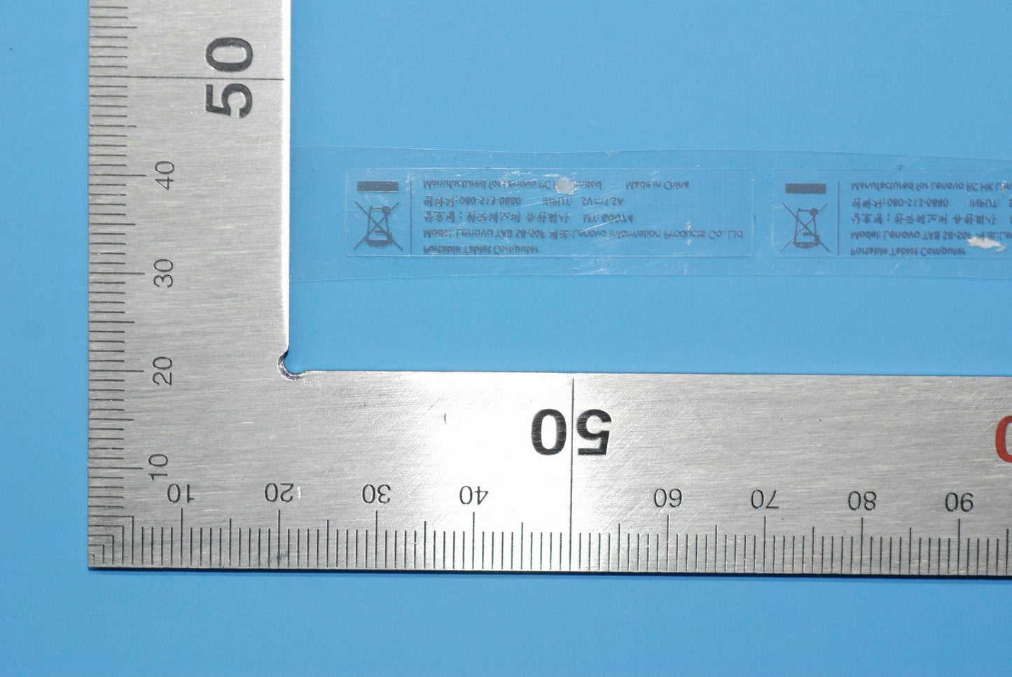 Lenovo S8-50 Rating Label-F Kr And*11 - 5L19A6N423