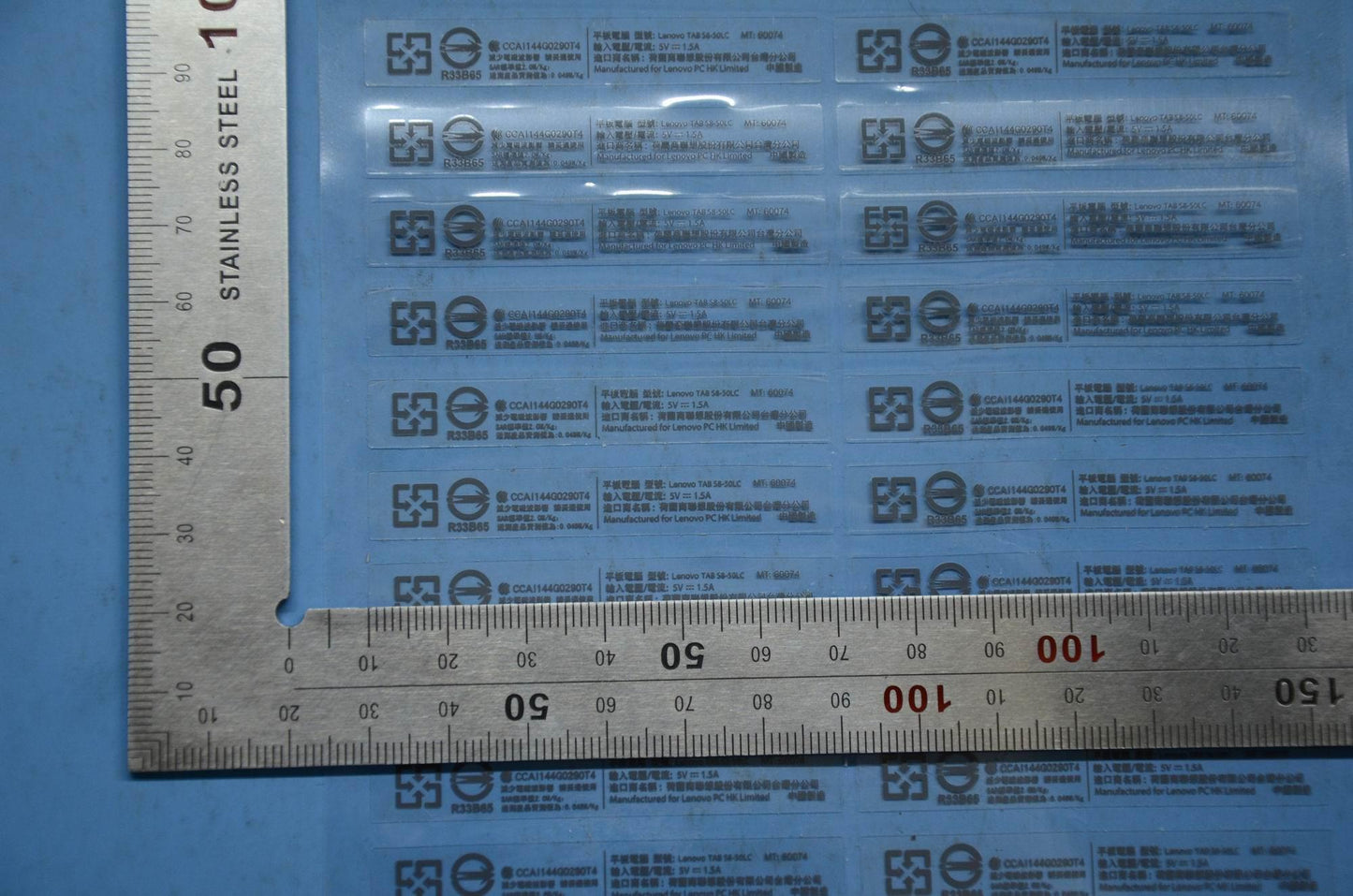 Lenovo S8-50 Rating Label-Lc Tw And*1 - 5L19A6N425