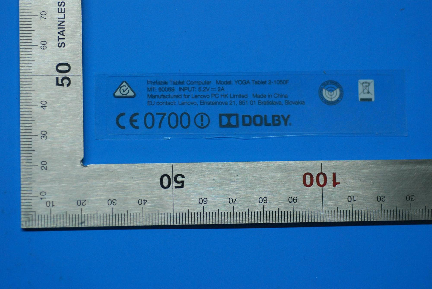 Lenovo Lenovo Blade2-10A-F Rating Lab - SL19A6N1LM