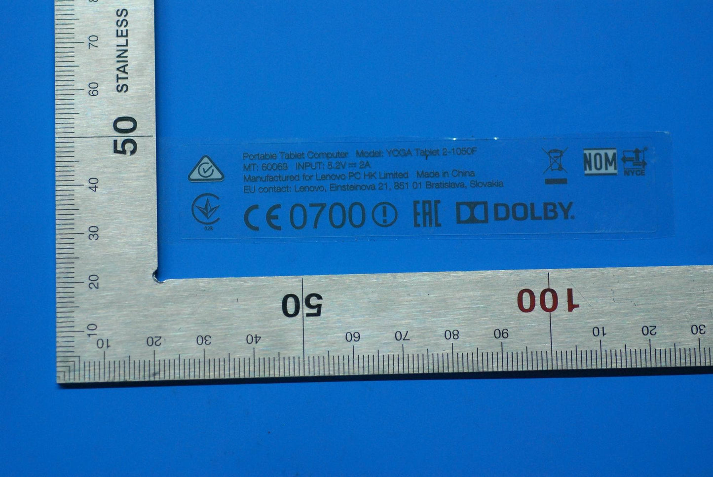 Lenovo Lenovo Blade2-10A-F Rating Lab - SL19A6N1LT