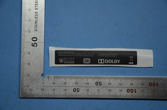 Lenovo Blade2-8W-F Rating Label_Jp - SL19A6N21Y