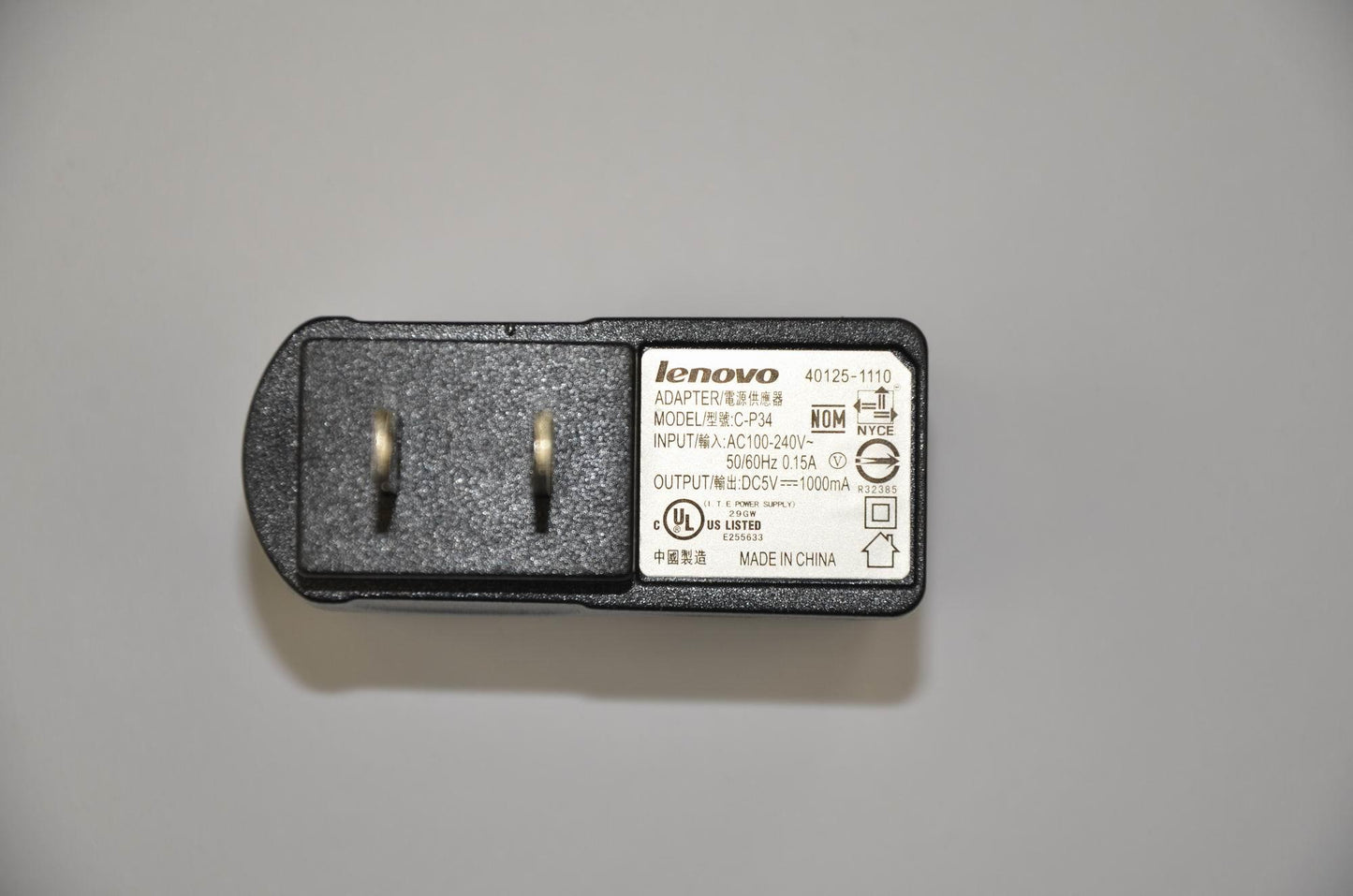 Lenovo Charger And*C-P34,5V/1A Us+Nom - SA19A463KN