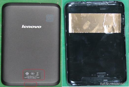 Lenovo A1000Fb-Covermodule Black Row - 90203262